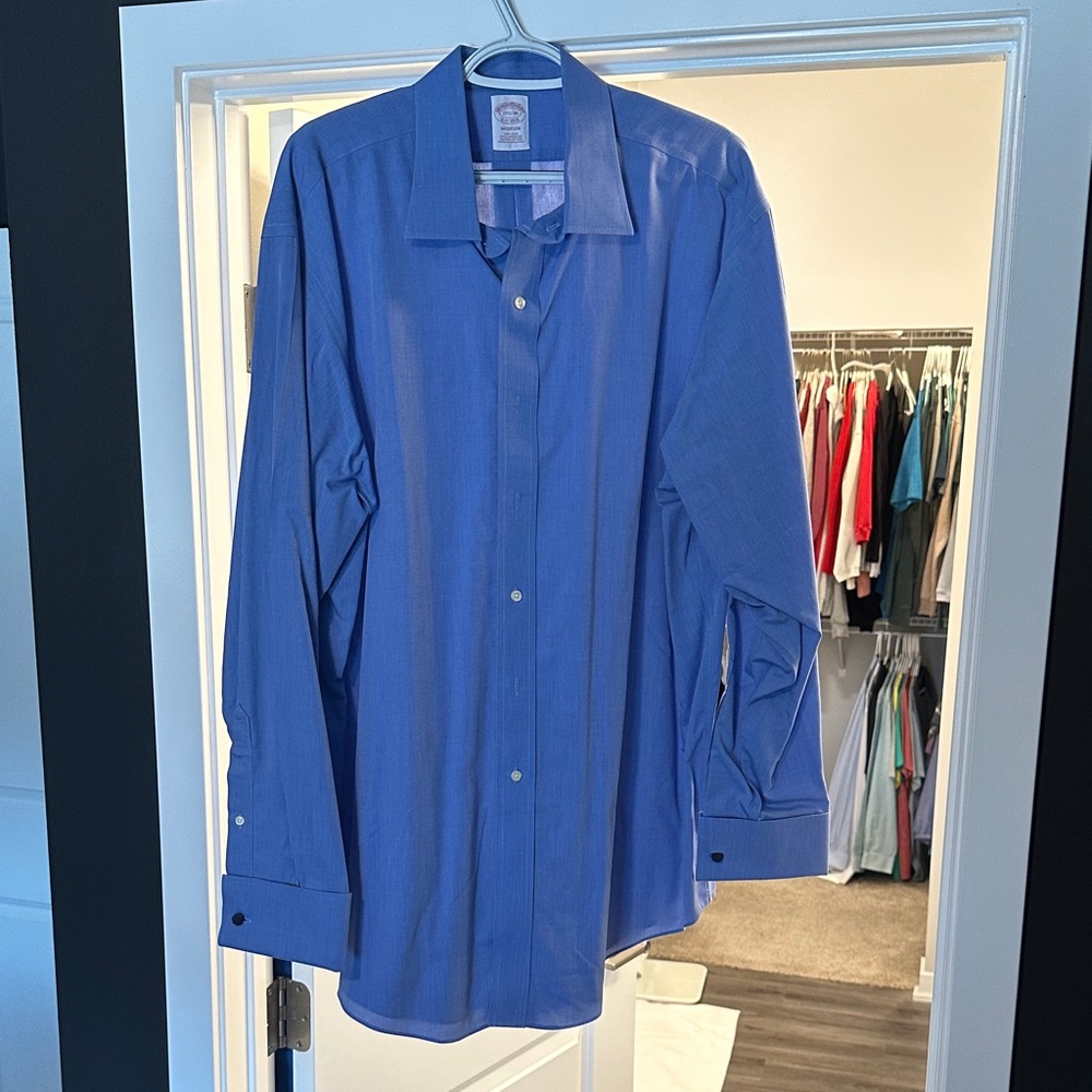 Brooks Brothers Classic Blue Dress Shirt